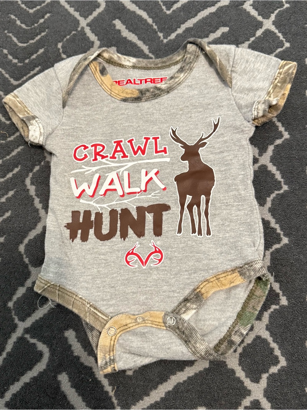 Baby boy realtree onesie
